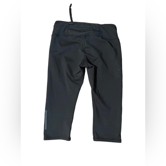 Brooks Capri Tights Women's Black Size Small Running Yoga Waistband Pocket Capri - Picture 2 of 9